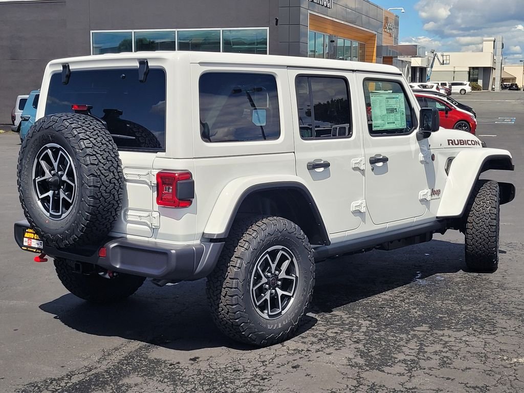 New 2026 Bright White Clearcoat Jeep Rubicon image 3