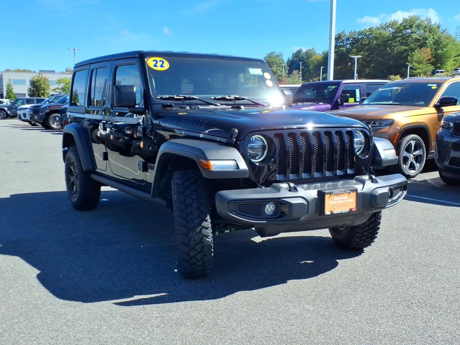 Certified Used 2022 Black Clearcoat Jeep Unlimited Willys image 5