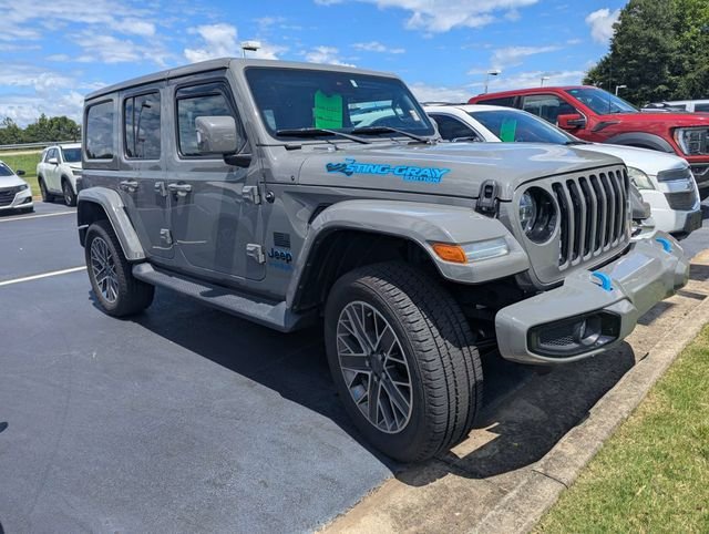 Used 2022 Gray Jeep Unlimited Sahara 4xe image 2