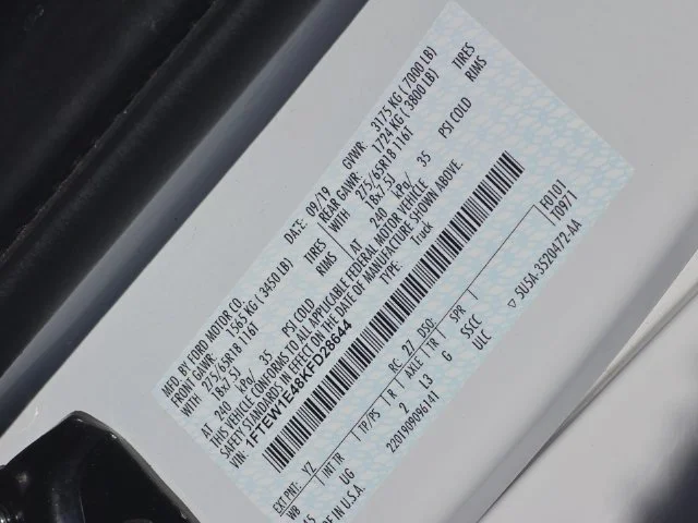Used 2019 White Ford XLT image 36