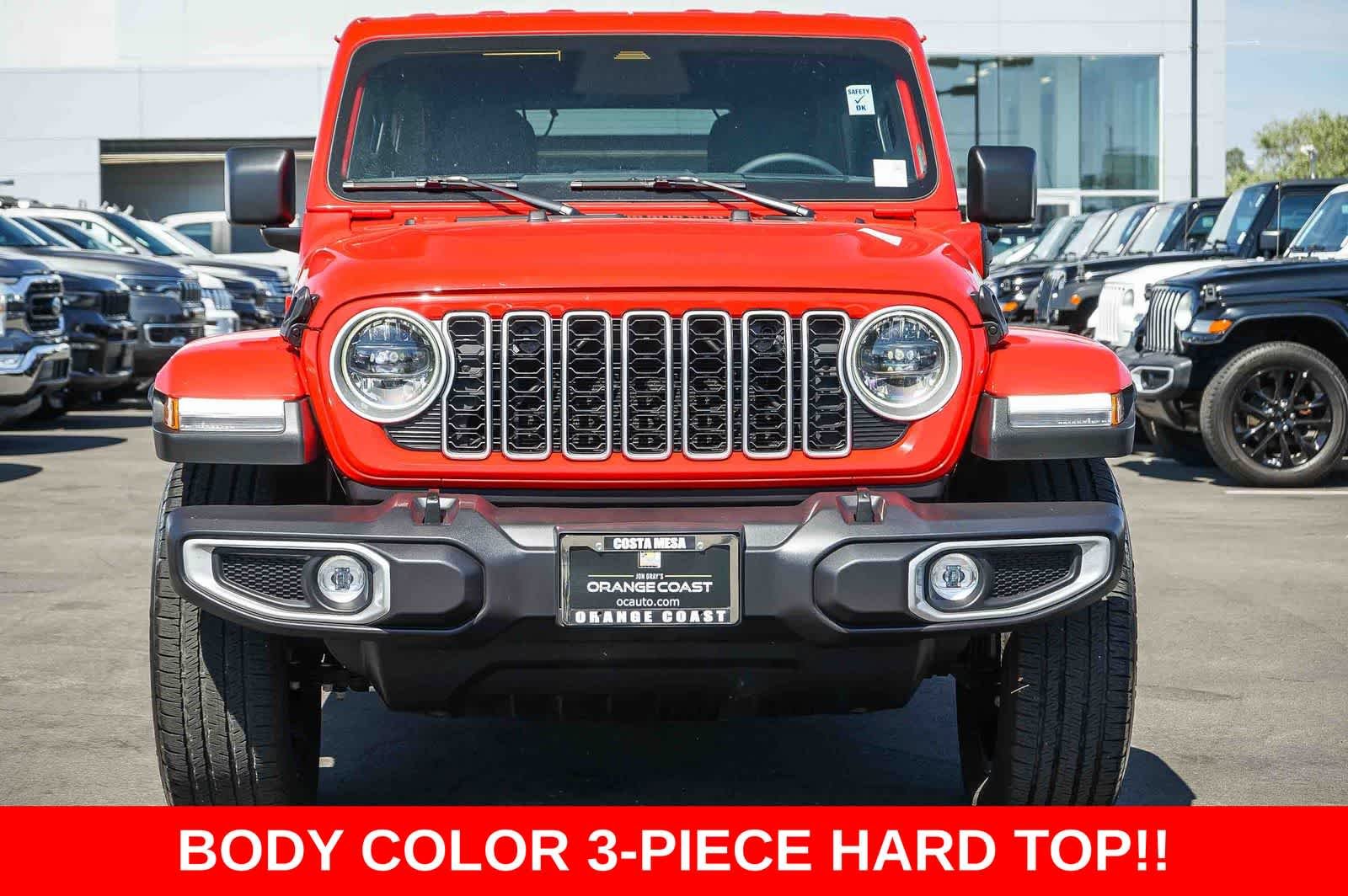 Used 2025 Jeep Wrangler 4xe Sahara 4XE with VIN 1C4RJXP65SW602366 for sale in Costa Mesa, CA