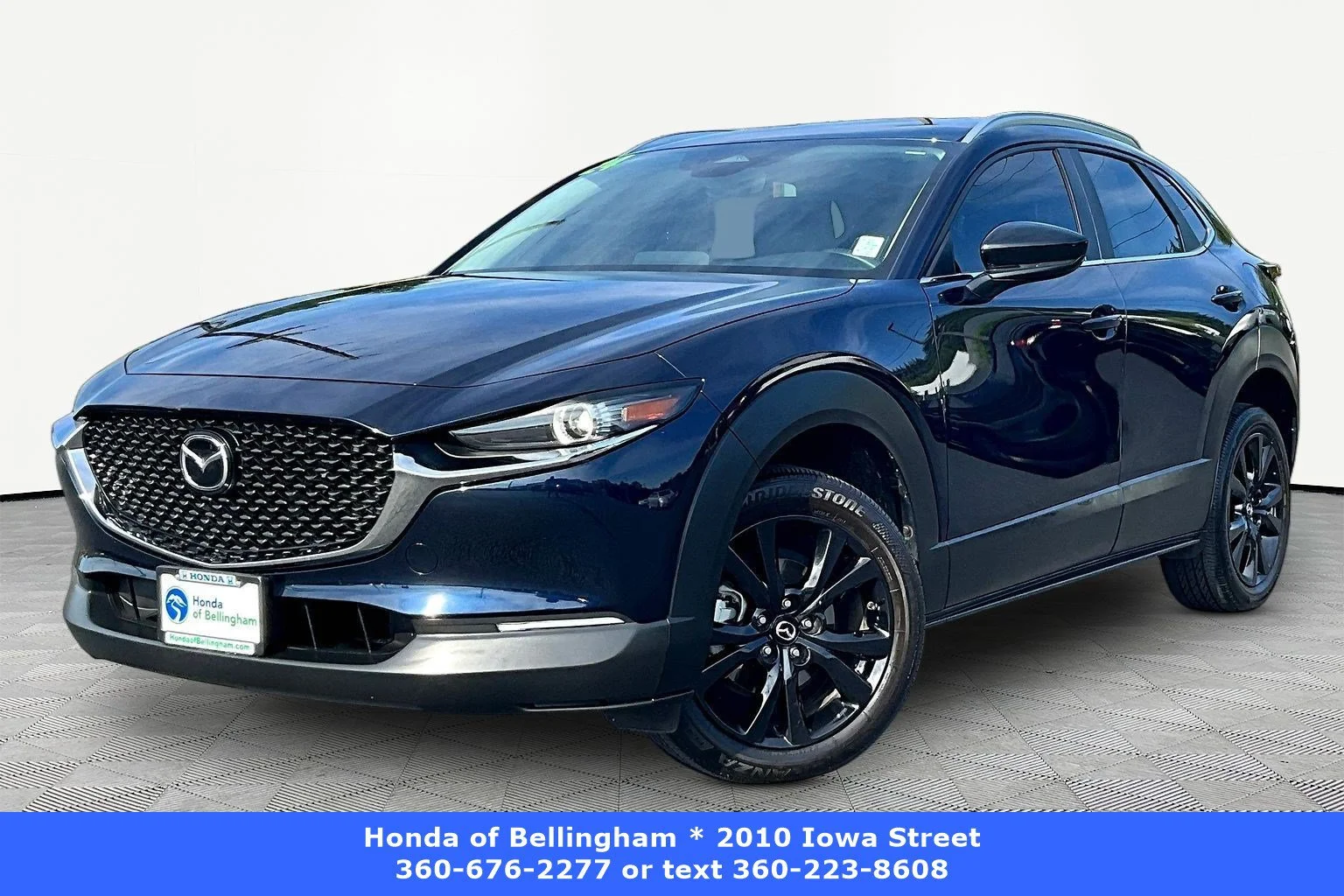 Used 2024 Deep Crystal Blue Mica Mazda 2.5 S Select Sport image 3