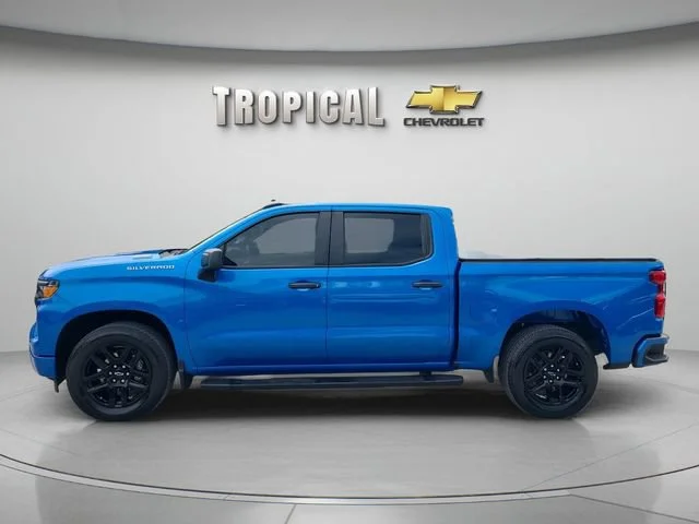 Used 2025 Riptide Blue Metallic Chevrolet Custom image 2