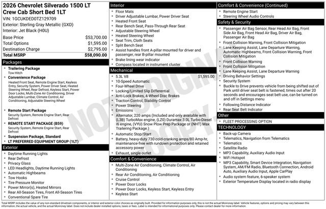 Used 2026 Gray Chevrolet LT image 7