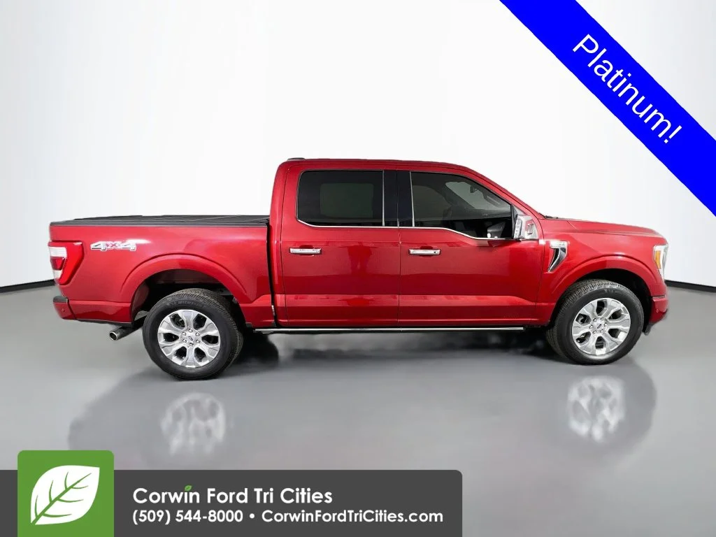 Used 2023 Rapid Red Metallic Tinted Clearcoat Ford Platinum image 18