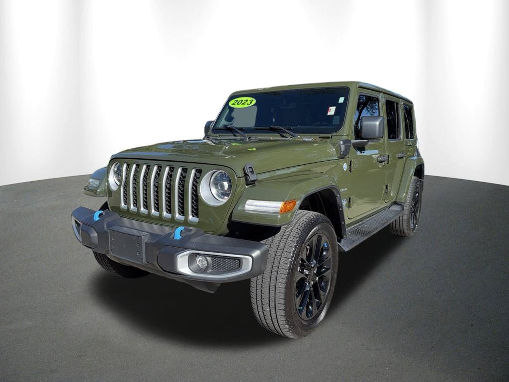 Used 2023 Green Jeep Sahara 4xe image 21