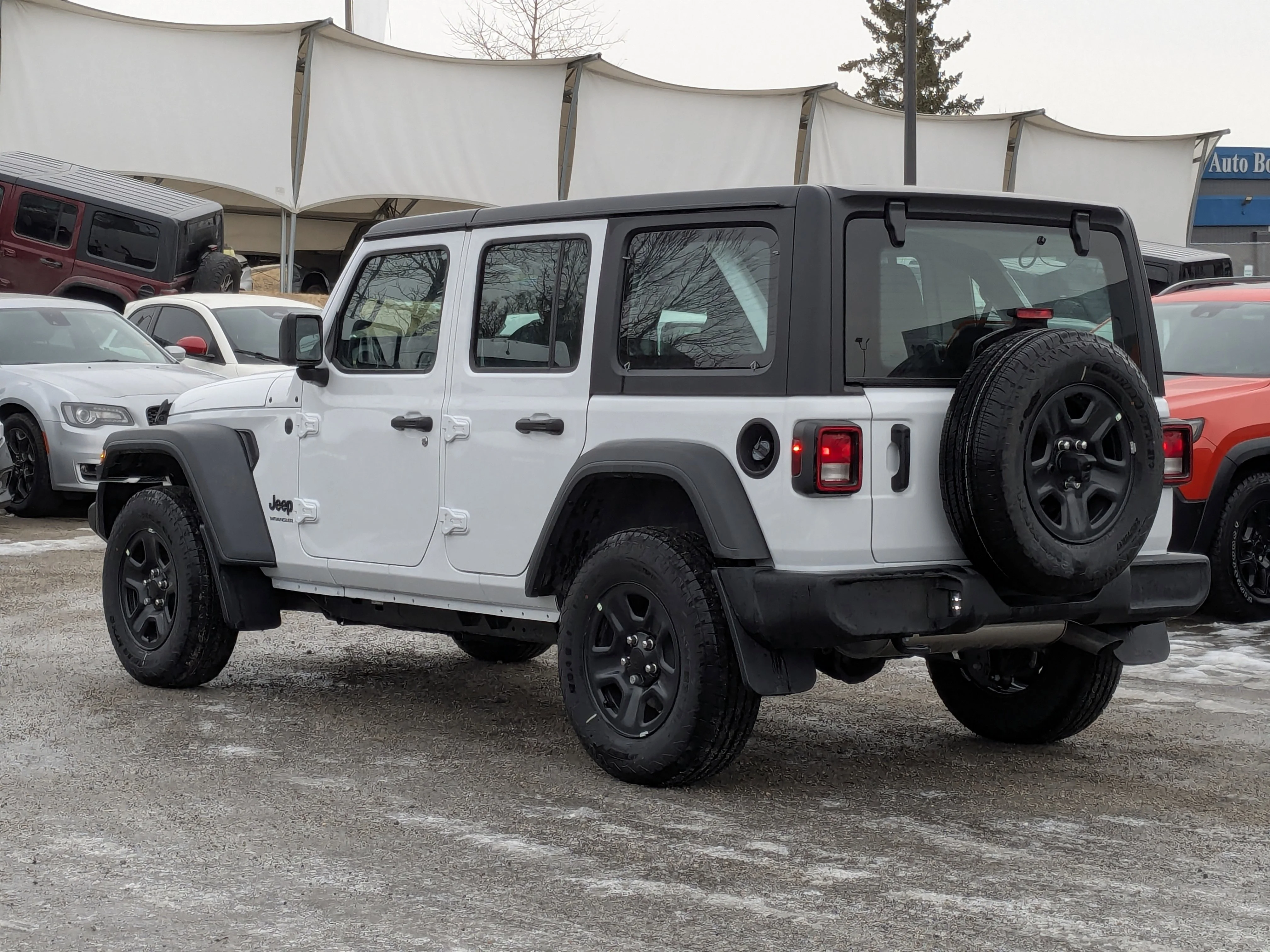 New 2026 White Jeep Sport - - 2.0L Turbo Engine - 12.3 Uconnect 5 Display - 3-Piece Hard Top - 8-Speed Auto & More image 6