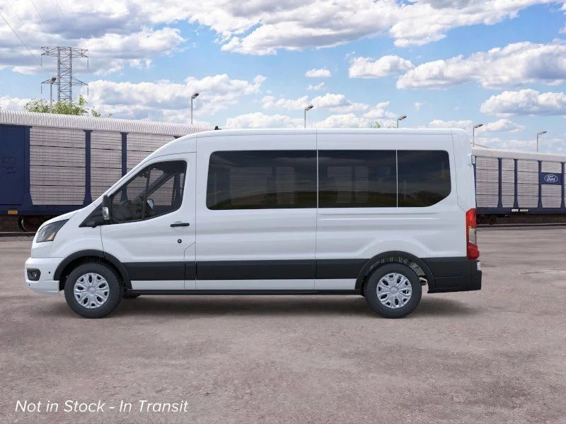 New 2026 White Ford XLT Passenger Van image 4