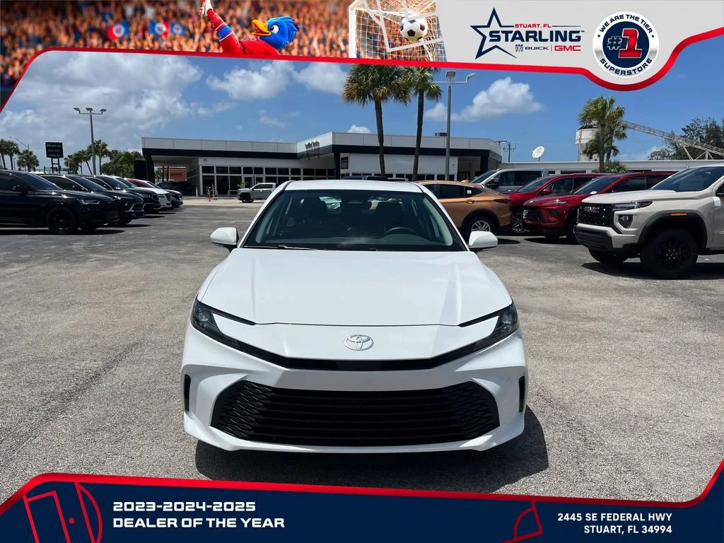 Used 2025 White Toyota LE image 3