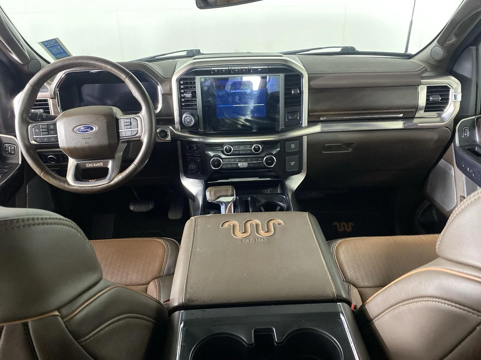 Used 2023 Rapid Red Metallic Tinted Clearcoat/Stone Gray Ford King Ranch image 2