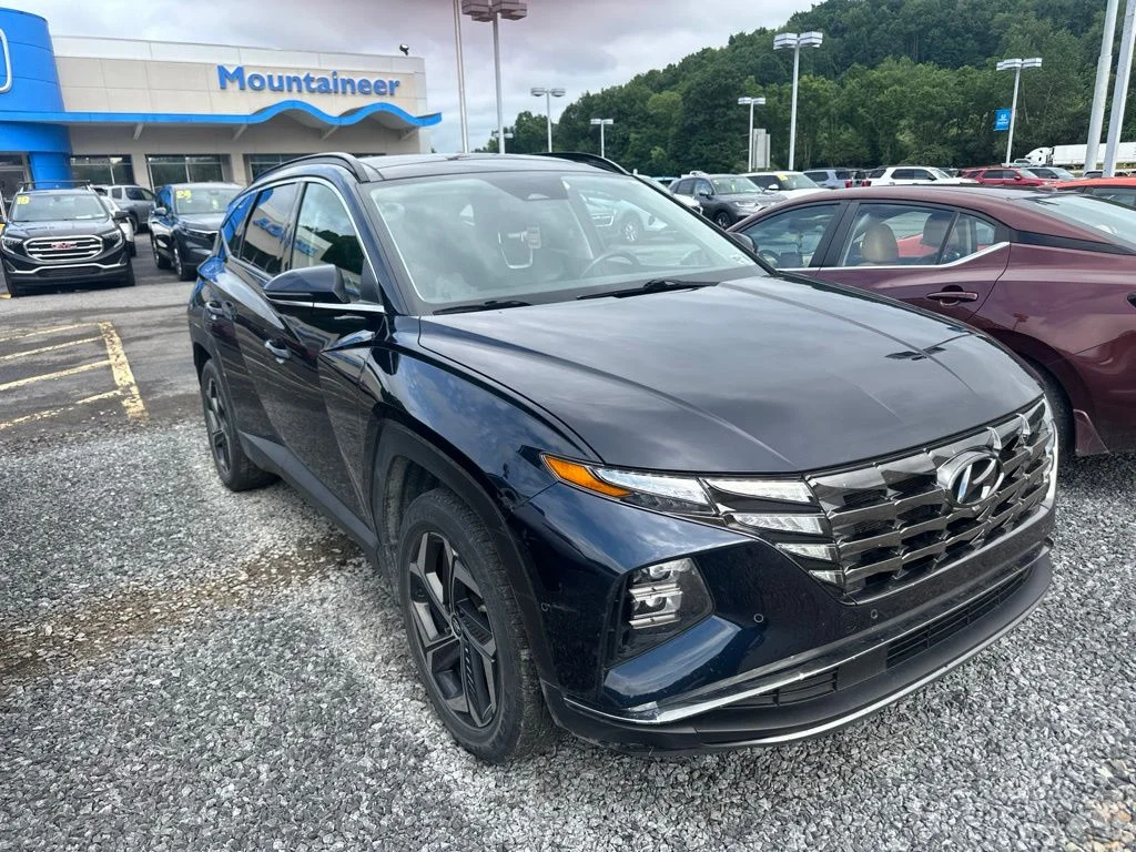 Used 2022 Blue Hyundai Limited image 1