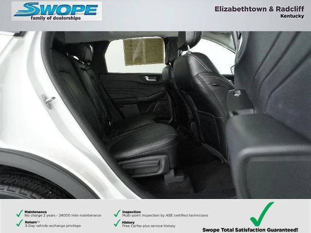 New 2025 Star White Metallic Tri-coat Ford Plug-in Hybrid image 13