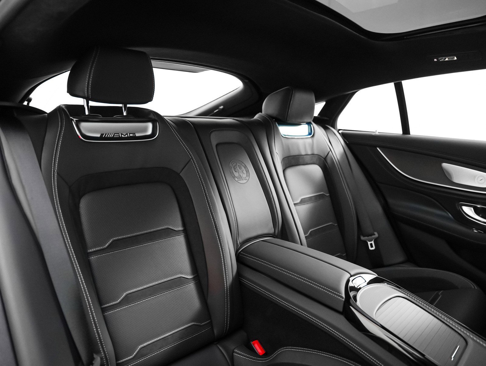 New 2026 MANUFAKTUR Moonlight White Metallic Mercedes-Benz AMG® GT 53 4-Door Coupe image 10
