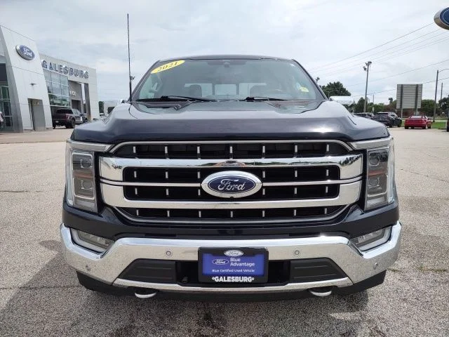 Certified Used 2021 Blue Metallic Ford Lariat image 10