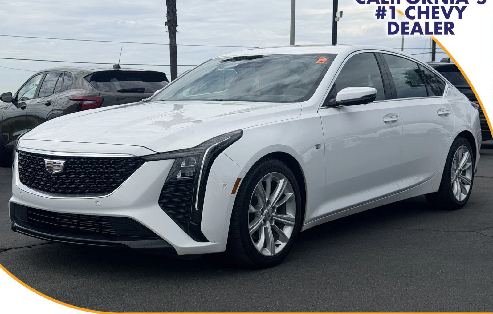 Used 2025 Summit White Cadillac Premium Luxury image 3