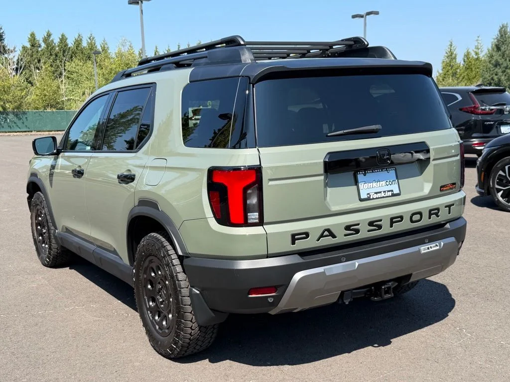 New 2026 Ash Green Metallic Honda TrailSport Elite Blackout image 6