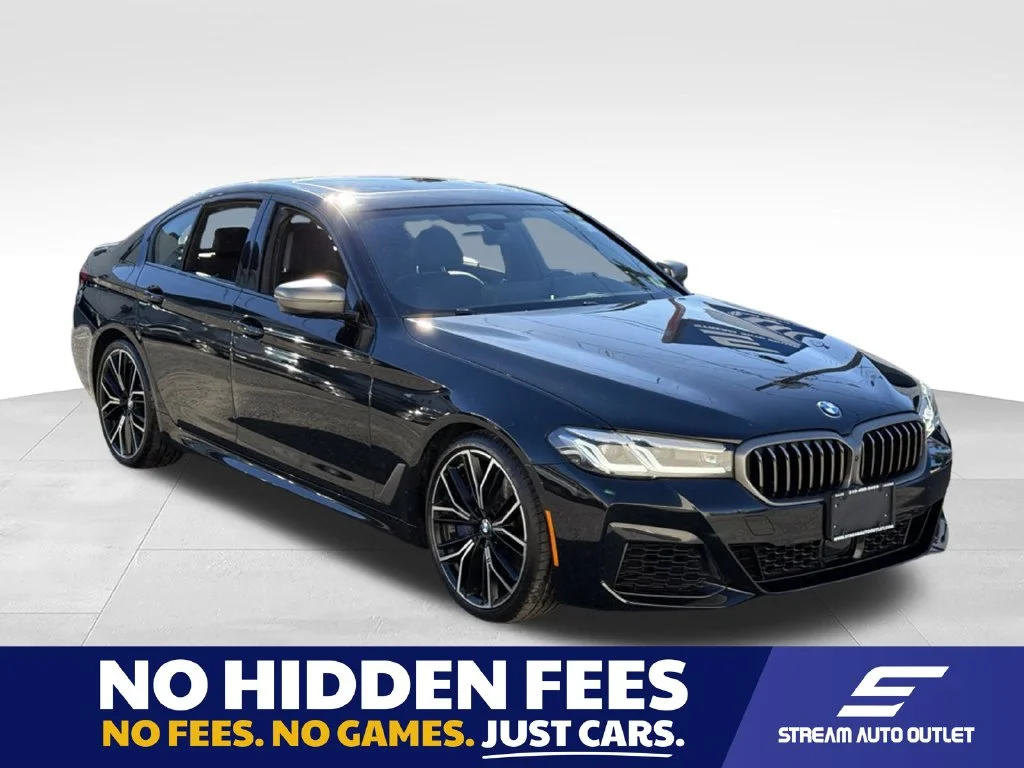 Used 2023 Black BMW M550i xDrive image 1