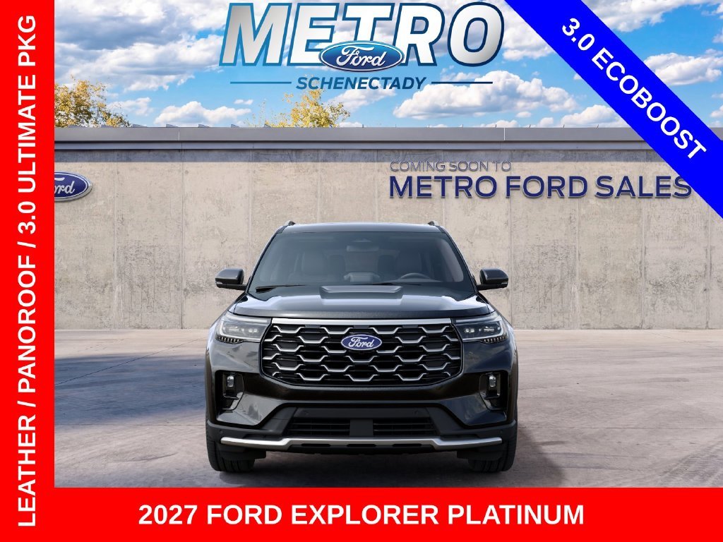 New 2027 Agate Black Metallic Ford Platinum image 7
