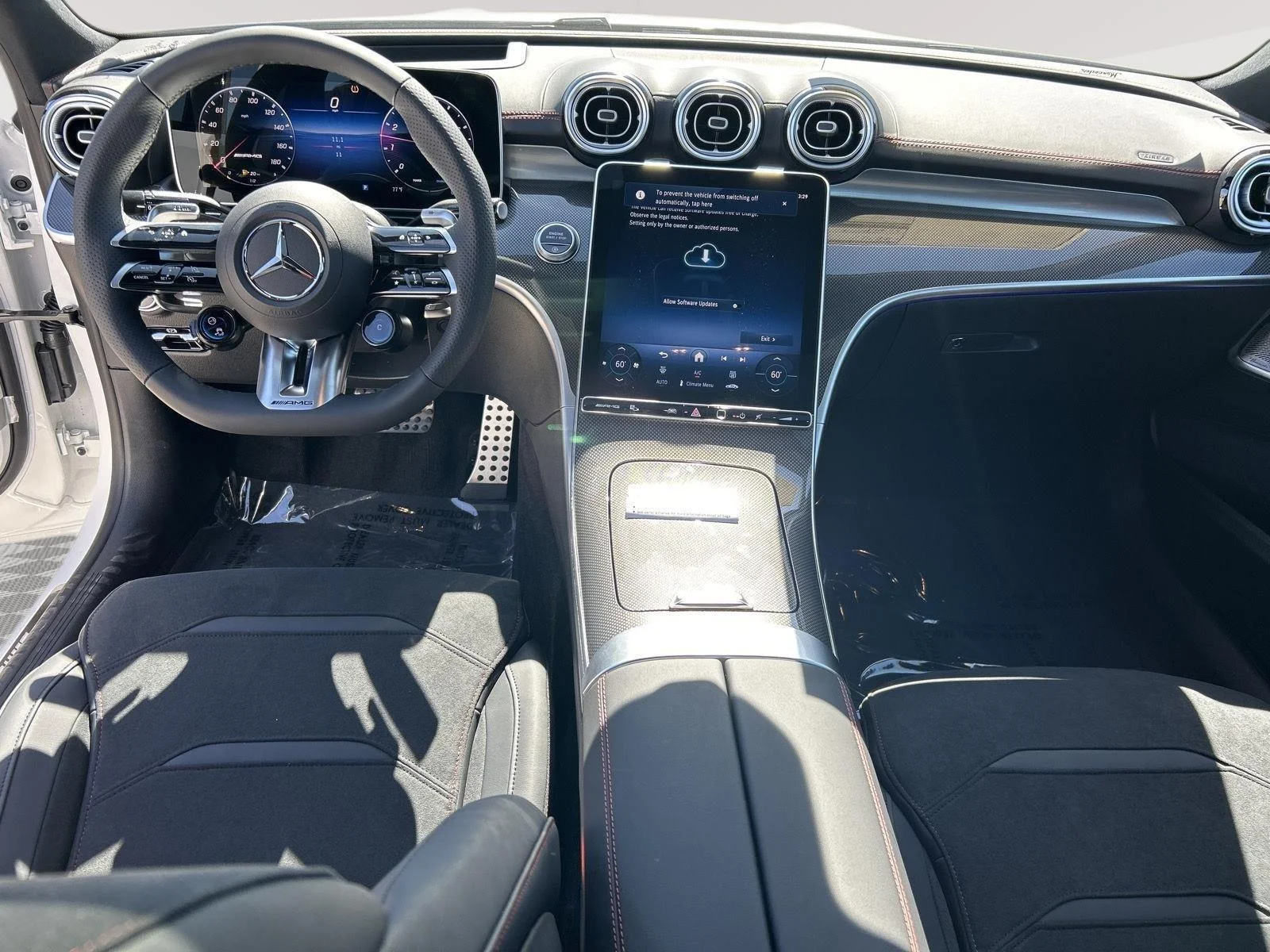 New 2026 Polar White Mercedes-Benz AMG® C 43 4MATIC® Sedan image 14