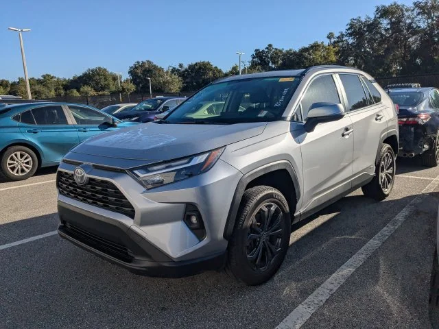 Certified Used 2022 Silver Toyota XLE Premium image 2