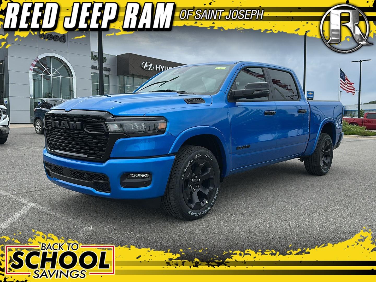New 2026 Hydro Blue Pearlcoat RAM Big Horn image 1