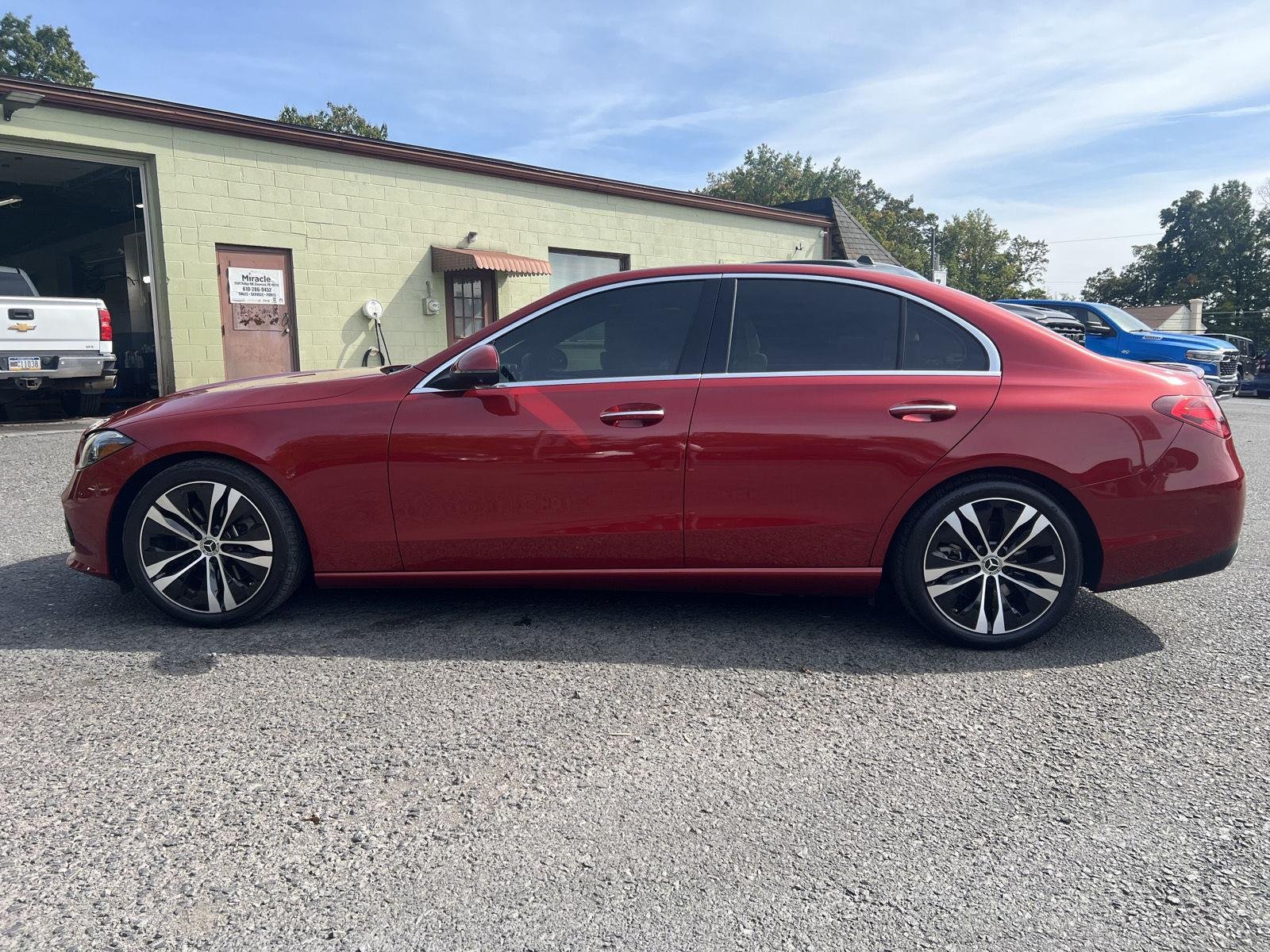 Used 2022 MANUFAKTUR Cardinal Red Metallic Mercedes-Benz C 300 image 6