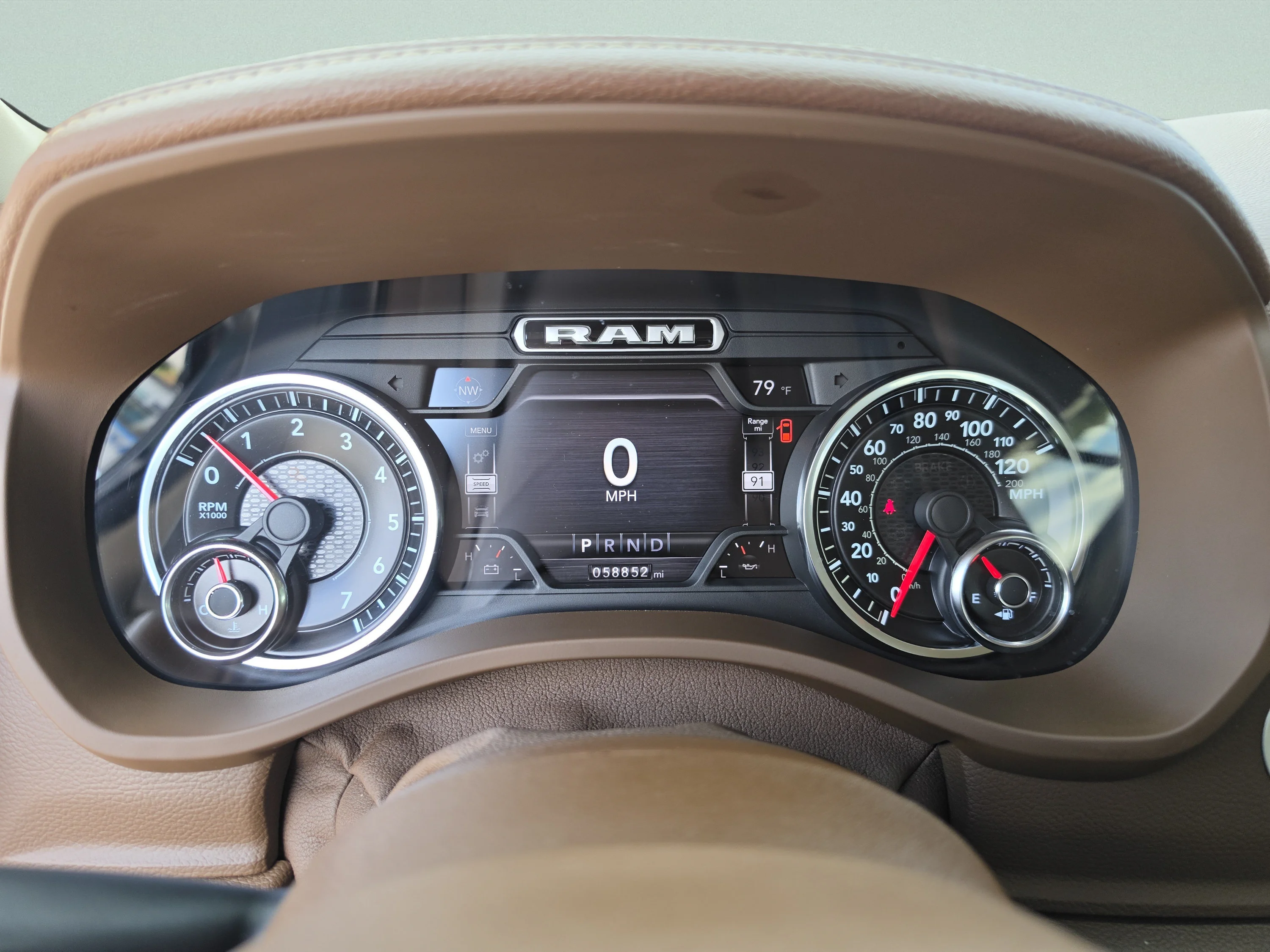 Used 2019 Maximum Steel Metallic Clearcoat Ram Laramie image 37