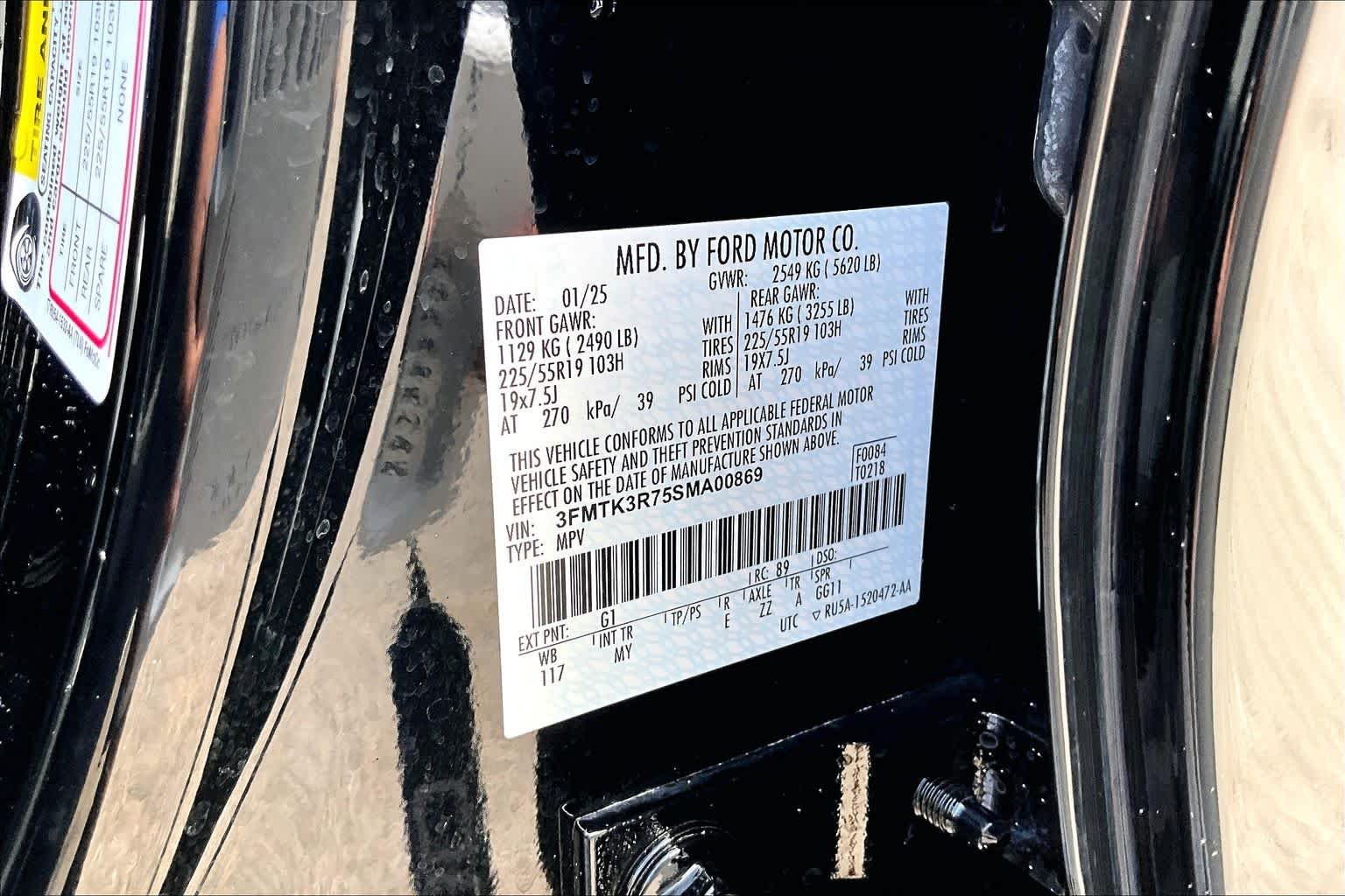 Certified Used 2025 Shadow Black Ford Premium image 33