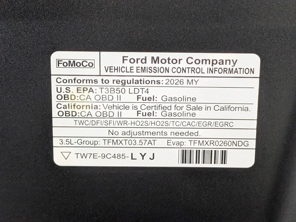 New 2026 Carbonized Gray Metallic Ford Lariat® image 33
