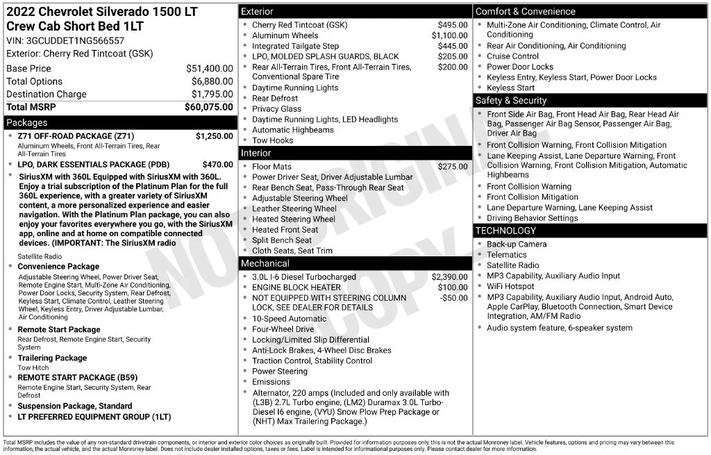 Used 2022 Red Chevrolet LT image 10