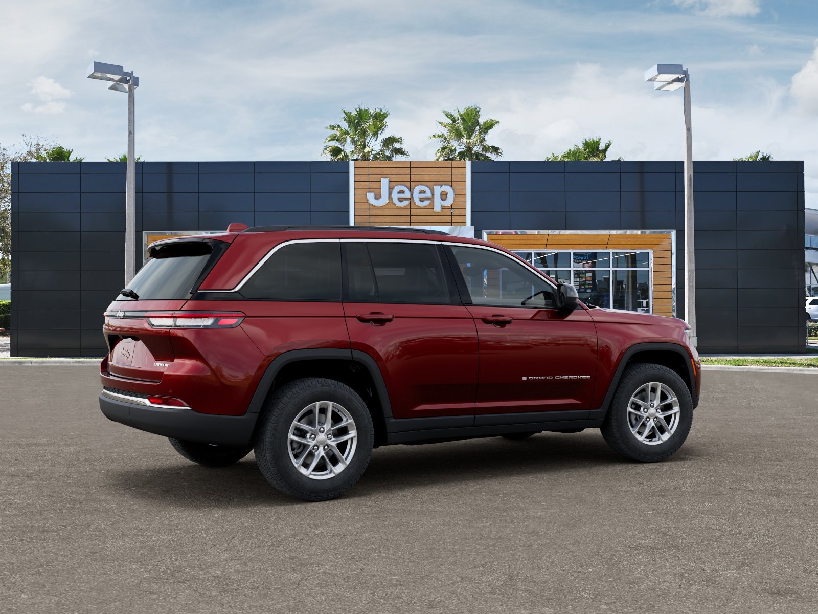 New 2026 Velvet Red Pearl-Coat Exterior Paint Jeep Laredo image 4