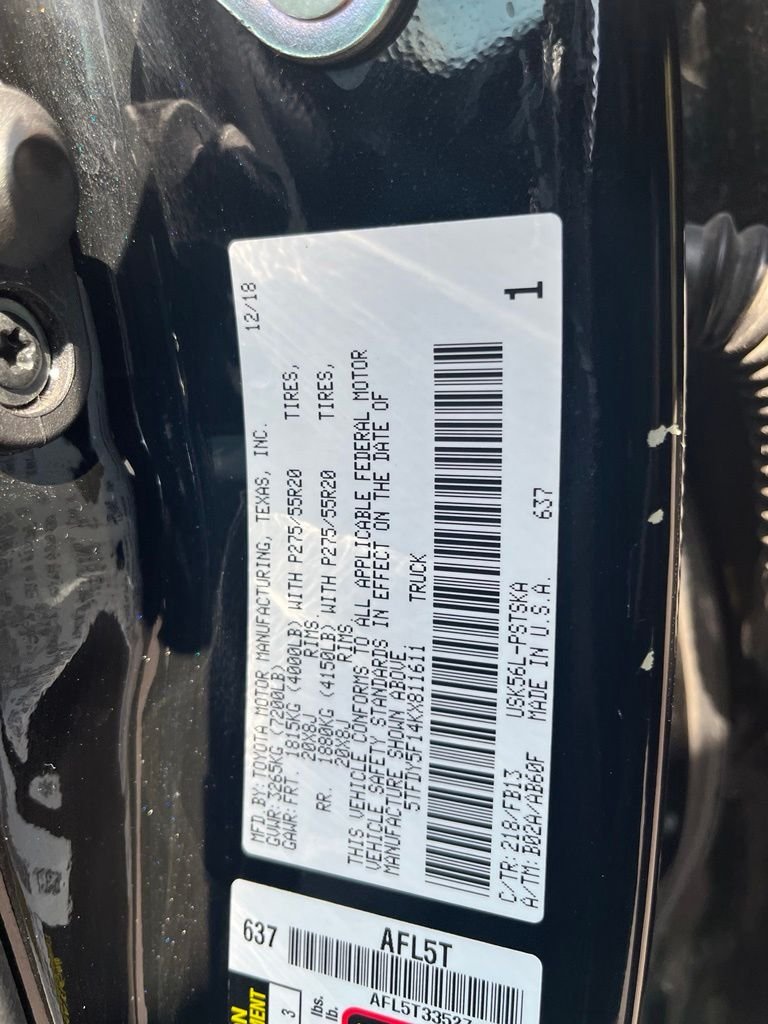 Used 2019 Black Toyota SR5 image 16