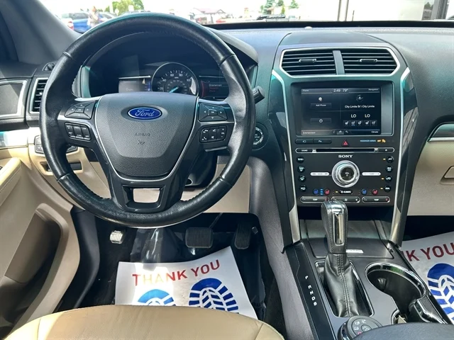 Used 2016 Ford Explorer Limited with VIN 1FM5K8F8XGGD23612 for sale in Lancaster, WI
