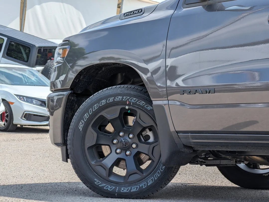 New 2026 Grey RAM Sport - - 3.0L Hurricane T-Turbo - Cloth/Vinyl Bucket Seats - Steel Standard Hood & More! image 9