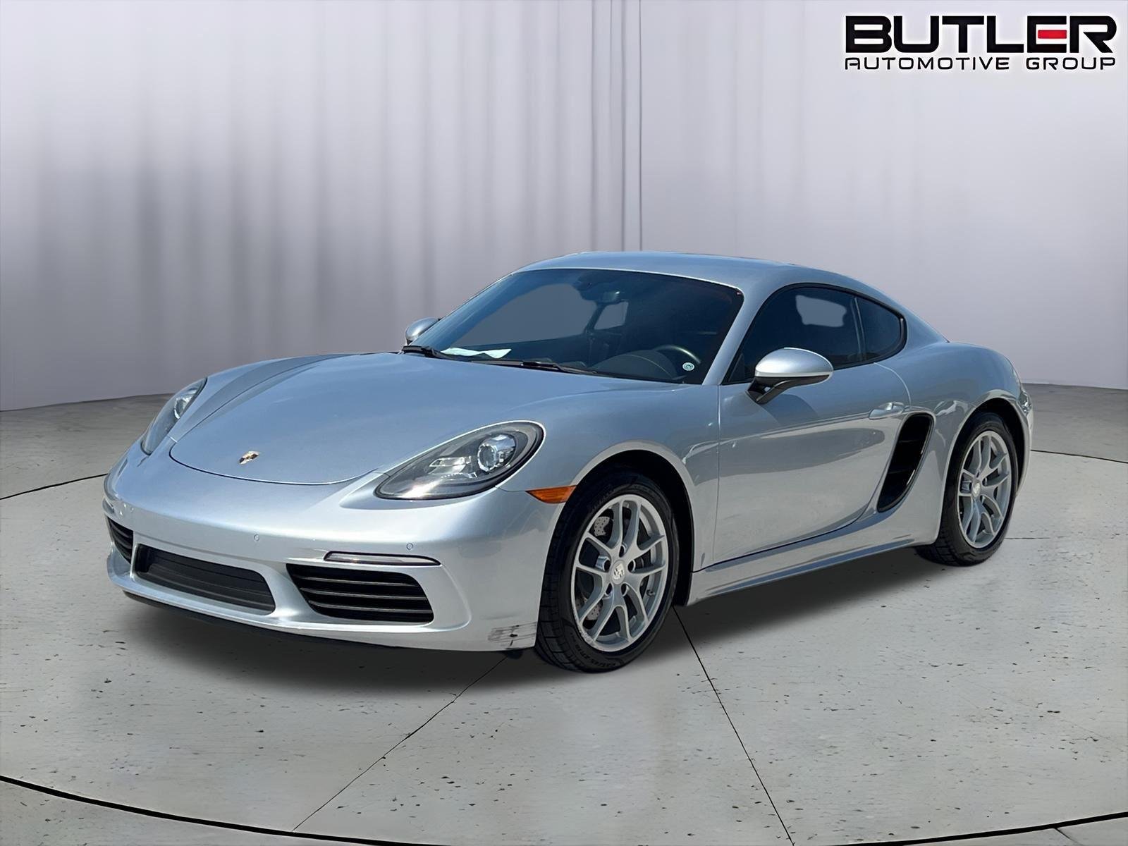 Used 2018 Rhodium Silver Metallic Porsche 718 Cayman image 1