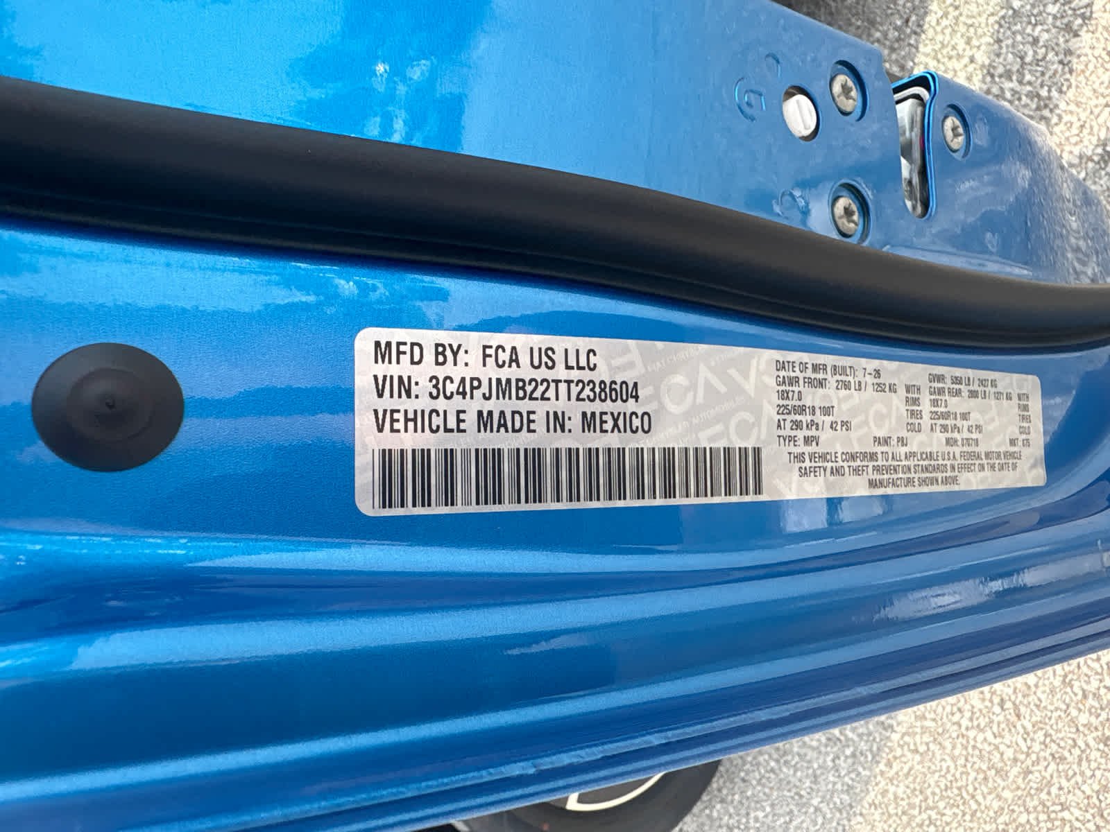 New 2026 Hydro Blue Pearlcoat Jeep Limited image 30