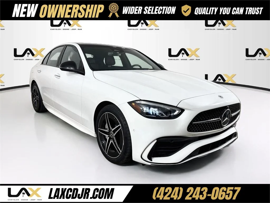 Used 2022 White Mercedes-Benz C 300 image 1