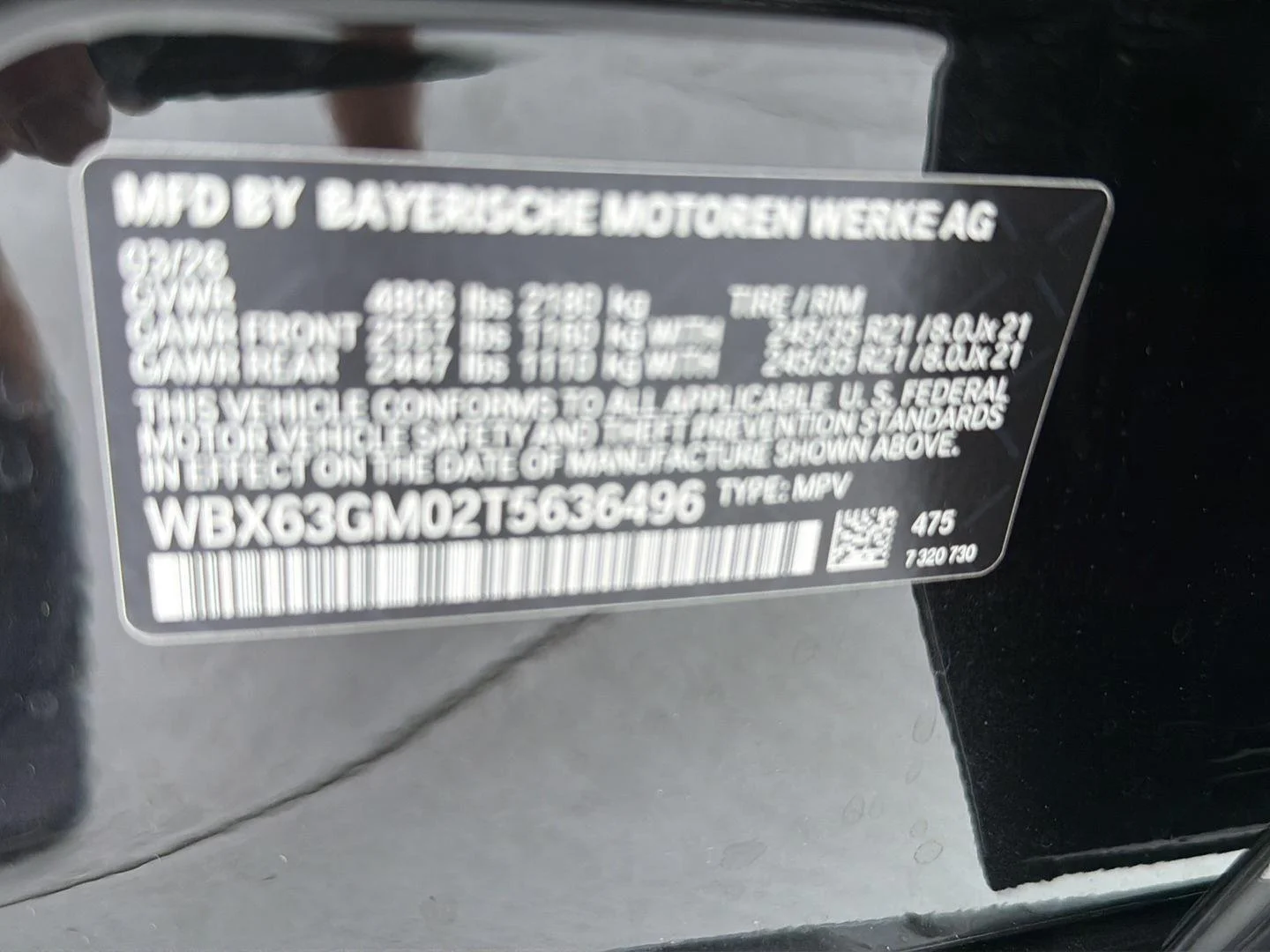 New 2026 Black Sapphire Metallic BMW xDrive28i image 37