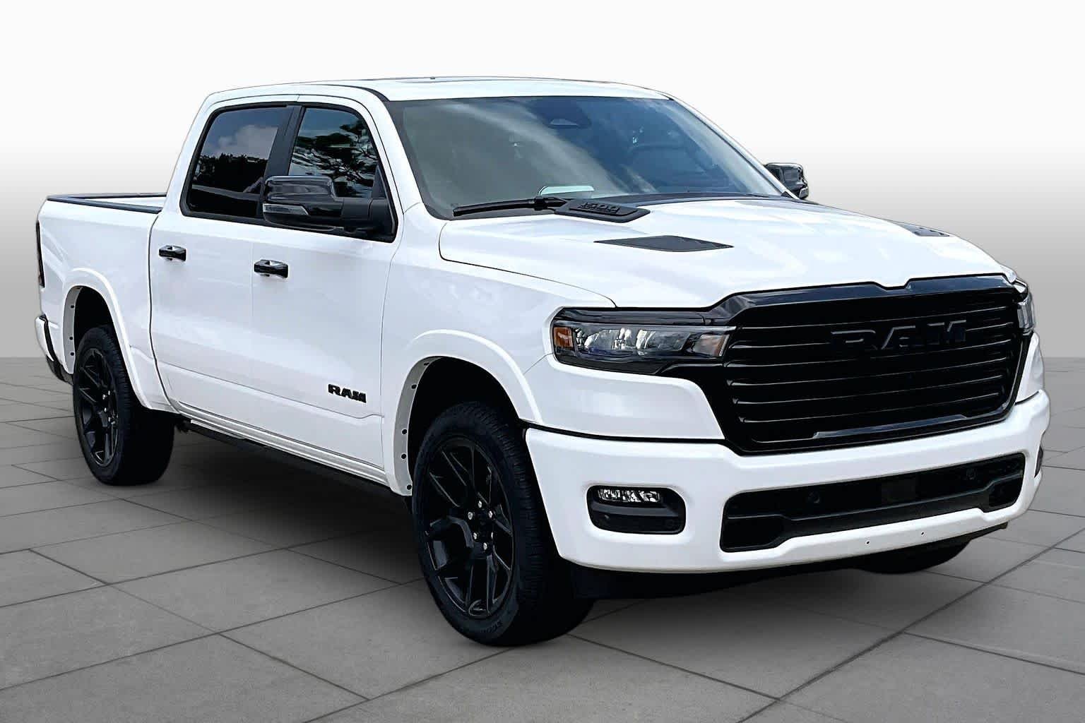 New 2026 Bright White Clear-Coat Exterior Paint RAM Laramie image 2