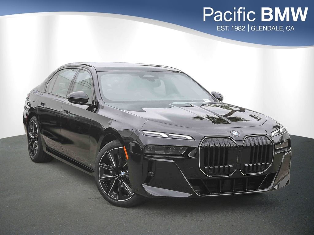 New 2026 Black Sapphire Metallic BMW 740i image 1