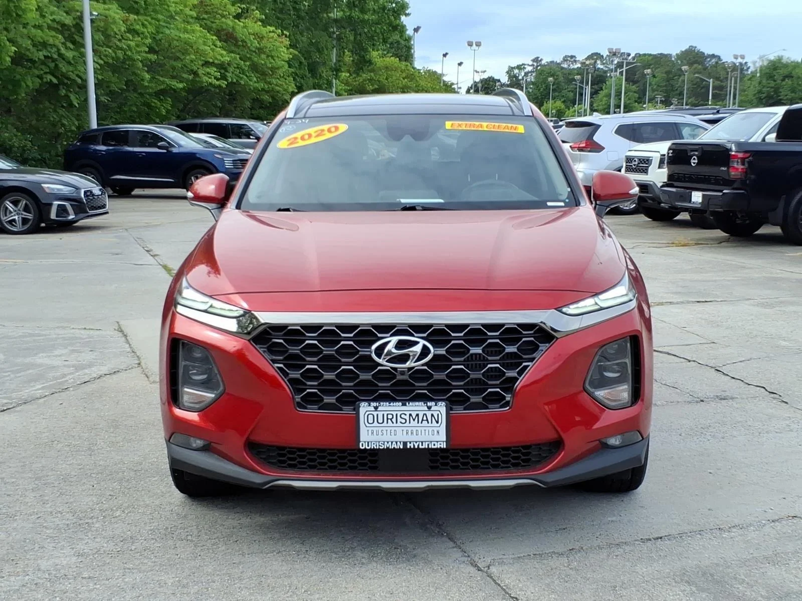 Used 2020 Lava Orange Hyundai Limited image 2