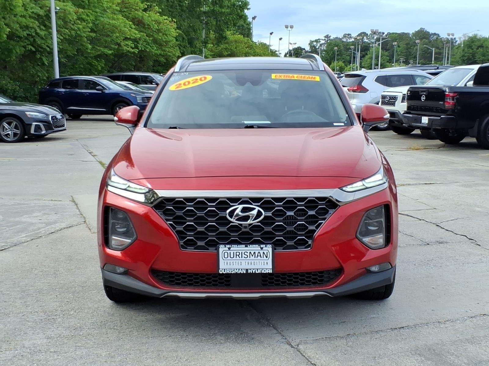 Used 2020 Lava Orange Hyundai Limited image 2