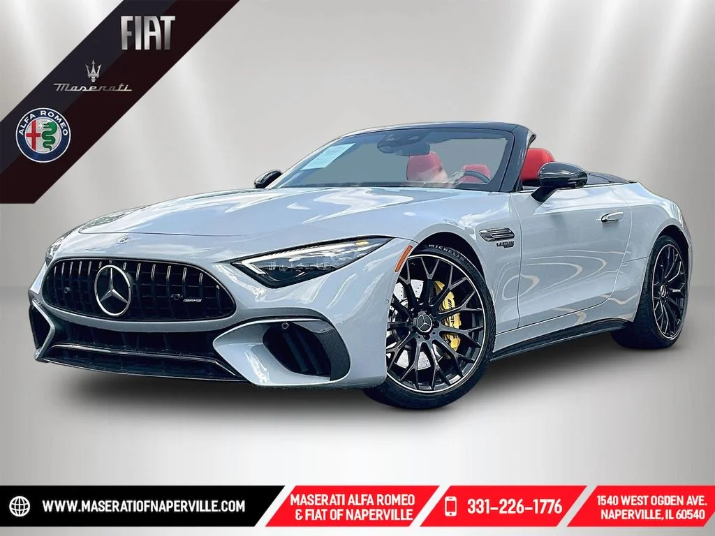 Used 2022 Selenite Gray Metallic Mercedes-Benz SL 63 AMG® image 1