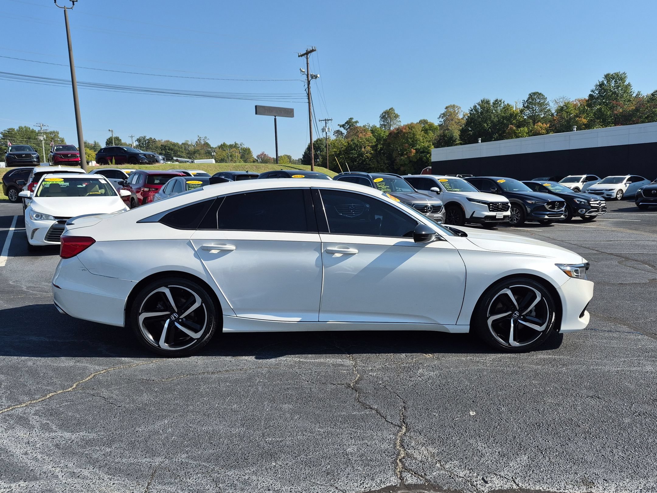 Used 2021 Platinum White Honda Sport image 6
