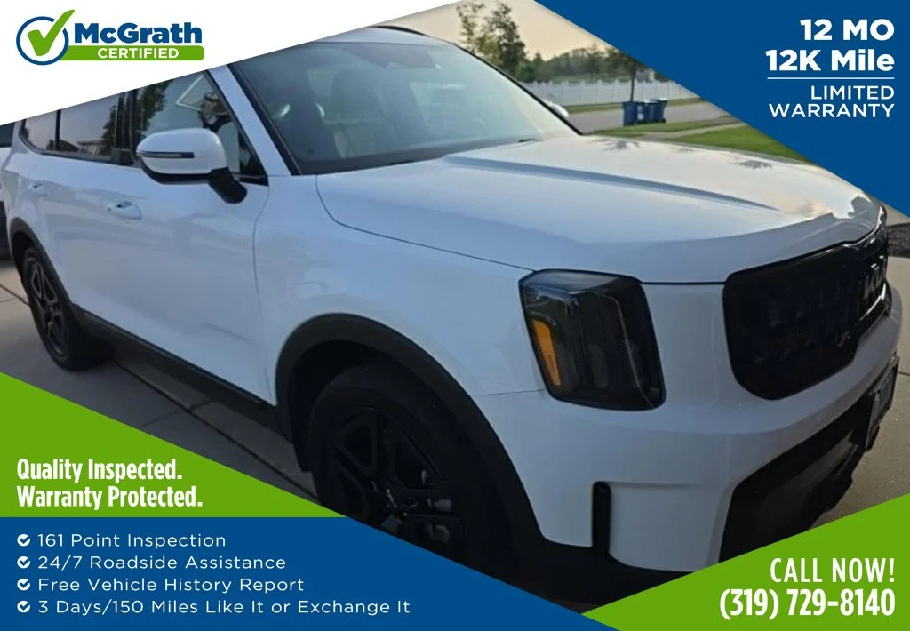 Used 2024 White Kia EX X-Line image 1