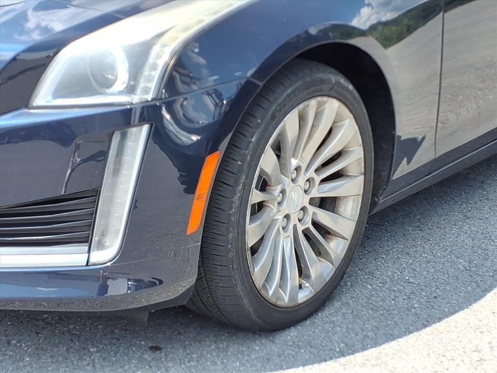 Used 2016 Dark Adriatic Blue Metallic Cadillac Luxury Collection AWD image 3