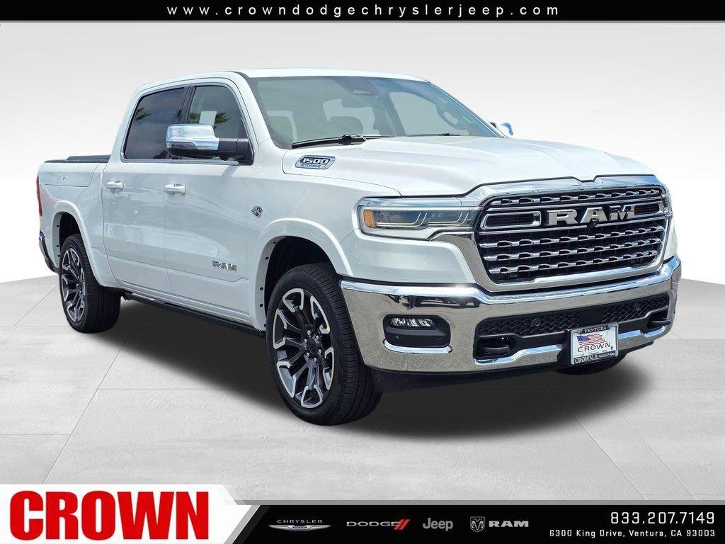 New 2026 Bright White Clear-Coat Exterior Paint RAM Limited Longhorn image 3