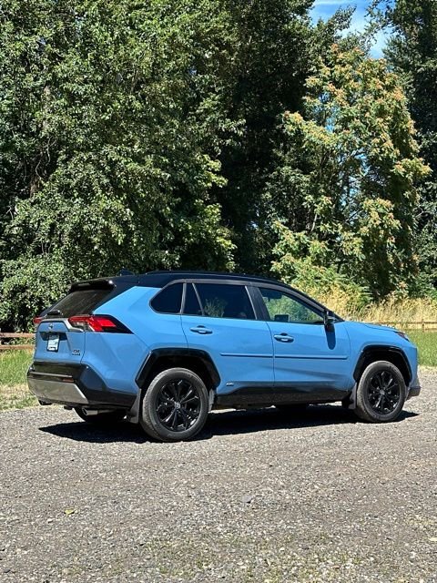 Used 2022 Cavalry Blue/Midnight Black Metallic Toyota XSE image 8