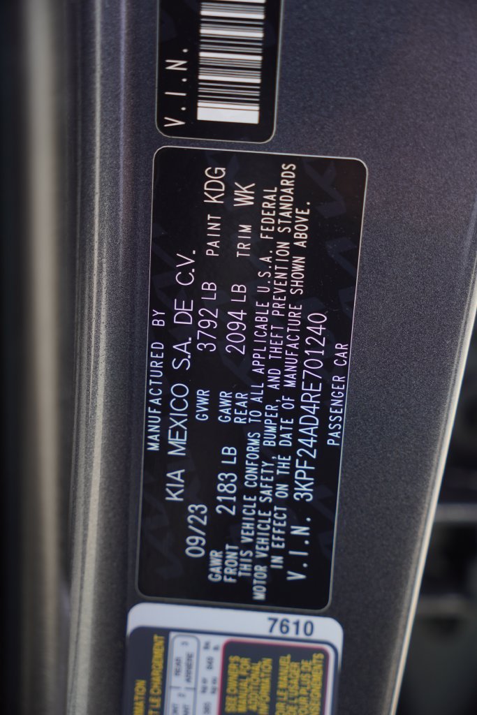 Used 2024 Gray Kia LXS image 38