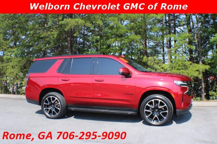 Used 2021 CHERRY RED TINTCOAT Chevrolet RST image 1